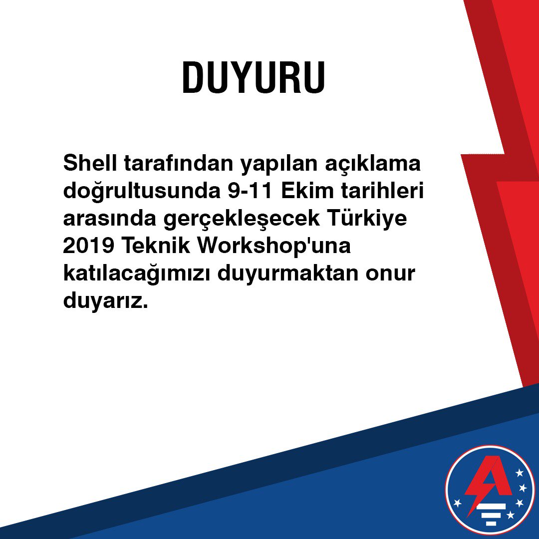 TEDUAlected's tweet photo. Türkiye 2019 yarışının Shell tarafından format ve tarih değişikliğine gidilmesinden dolayı 9-11 Ekim 2019 tarihinde gerçekleşecek olan Teknik Workshop'a katılacağımızı duyurmaktan onur duyarız. Daha fazla bilgi için bize alected@tedu.edu.tr'den ulaşabilirsiniz.
#AlecTED https://t.co/AJPzN42qs4