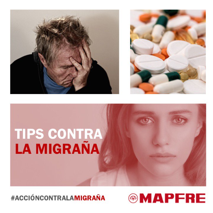 MAPFRE_VE's tweet photo. En #MAPFRE #Venezuela nos unimos al #DíaInternacionalDeAcciónContraLaMigraña con algunos #TipsMAPFRE que servirán cuando tengas #Migraña:
Bebe agua para no deshidratarte.
Descansa en una habitación tranquila y oscura.
Colócate un paño frío sobre la cabeza.
#MAPFRESaludable https://t.co/ABnAKrkl3K