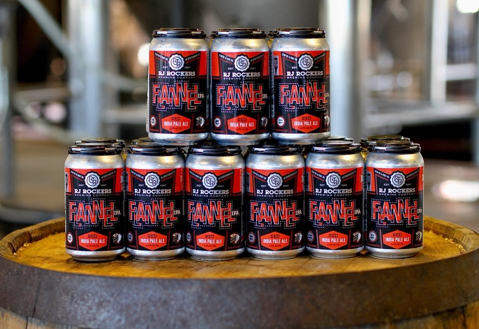 🍂🍁🍂Flannel is a robust red IPA, perfect for a cool, crisp autumnal outing (even though it’s still 95 degrees out). On tap now in the RJ Rockers Taproom and look for it in fine stores soon! #rjrockersbrewery #downtownspartanburg #fallyall #craftbeer