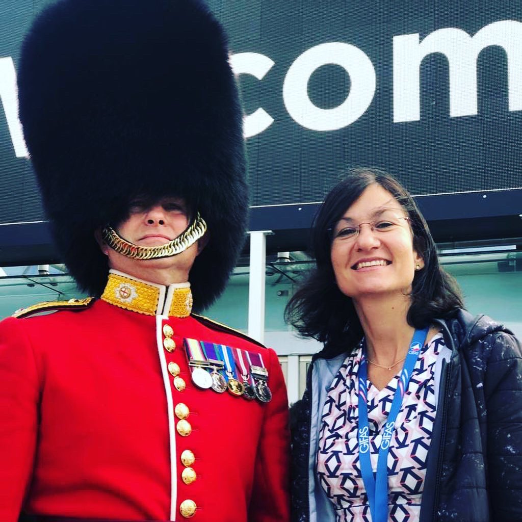 ZKambourova's tweet photo. With the one of the Coldstream Guards Band #DSEI19 #London #Excel #exhibitions #easyexhibit https://t.co/qxKbAJbZ56