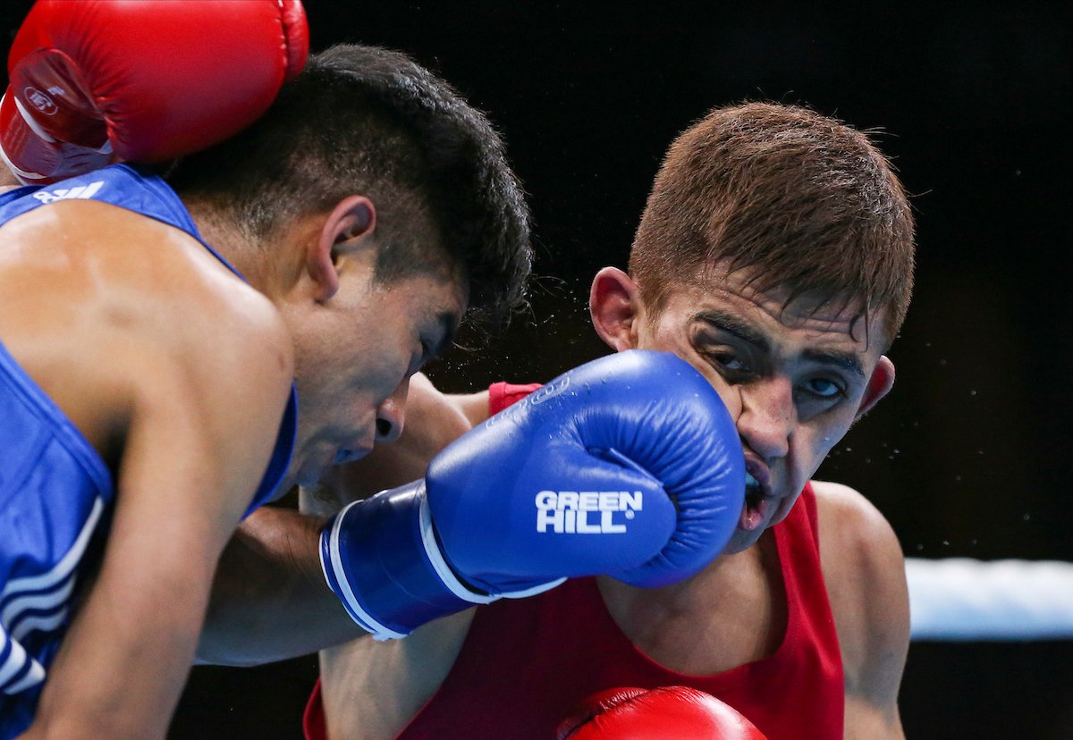 Planeta Boxing Radio (@planetaboxing) on Twitter photo #boxeo #boxing Mundial ♂️ @AIBA_Boxing en Ekaterinburgo 🇷🇺
1ª ronda 52 kilos: Ramón Quiroga 🇦🇷 GPu3 (5-0) Wuttichai Yurachai 🇹🇭. 2aªronda vs Yuberjen Martínez 🇨🇴
<a href="/FABoxArg/">Fed. Arg. de Box</a> #boxeo #boxing Mundial ♂️ @AIBA_Boxing en Ekaterinburgo 🇷🇺
1ª ronda 52 kilos: Ramón Quiroga 🇦🇷 GPu3 (5-0) Wuttichai Yurachai 🇹🇭. 2aªronda vs Yuberjen Martínez 🇨🇴
<a href="/FABoxArg/">Fed. Arg. de Box</a>