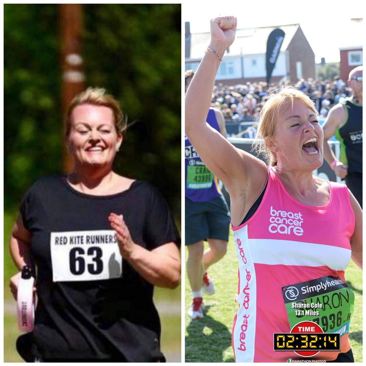 Our amazing #RedKiteRunners all completed the #GreatNorthRun
Very proud of them all.
Special mention for Sharon who i met during her #CouchTo5k

From run 1 minute / walk 1 minute to 5k just 40 days later.  Fast forward to last weekend and she completed her first GNR