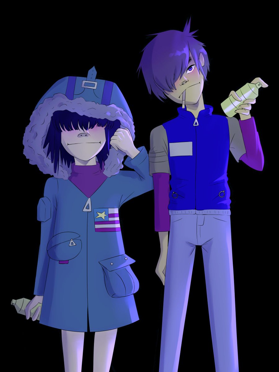 skyphoenixbloom's tweet photo. Noodle and Stu in an outfit and color palette inspired by some Phase 1 official art…
#gorillaz #2nu #stoodle https://t.co/W665Aqha1s