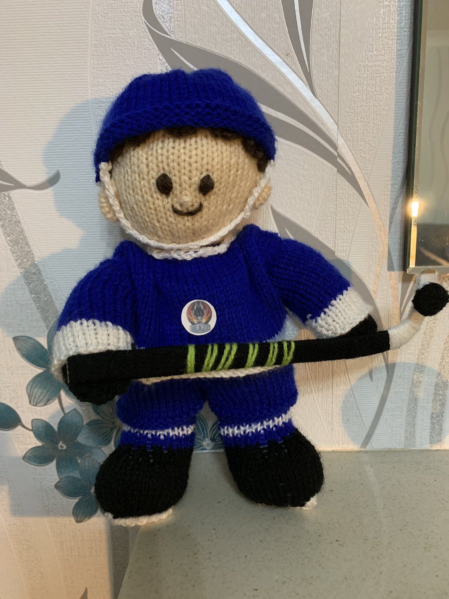 Just finished #knitting #knitted #Icehockey #icehockeyplayer