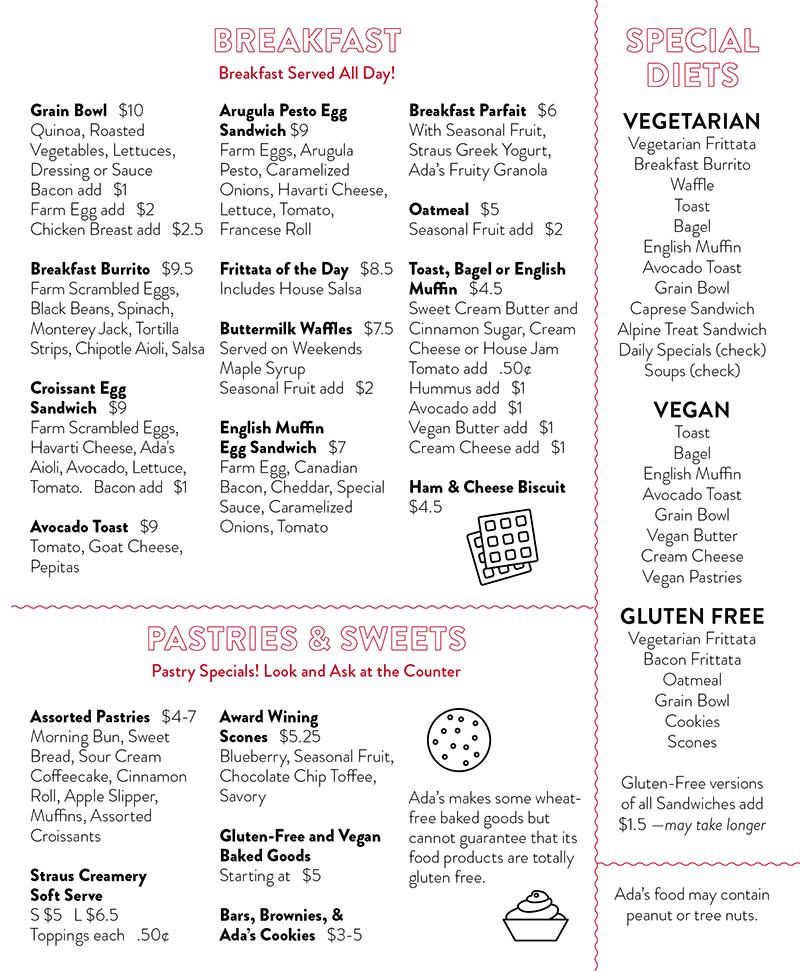 AdasCafePA's tweet photo. Check out our new menu! https://t.co/RvyCDMSY7m https://t.co/sFHKU04mxU