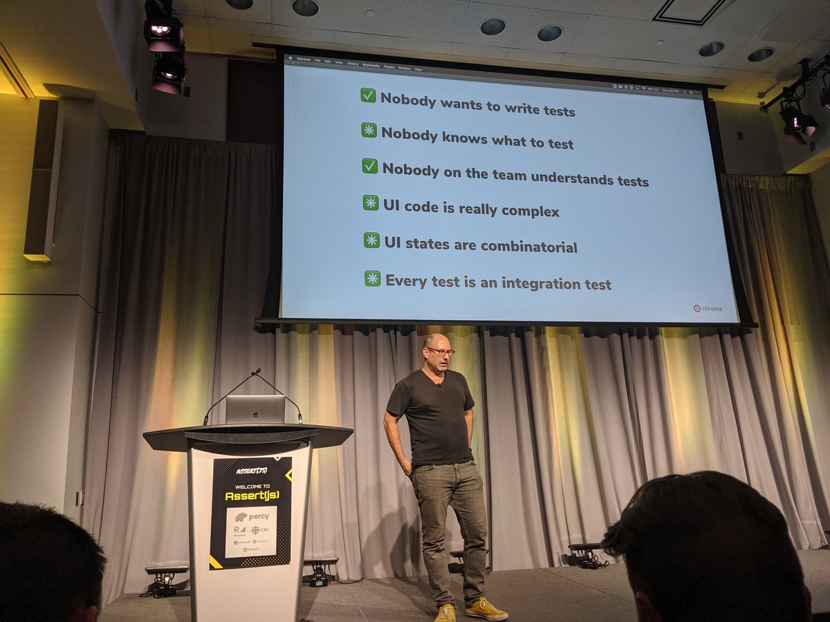 ianirving's tweet image. component driven development is test with @storybook #AssertJS