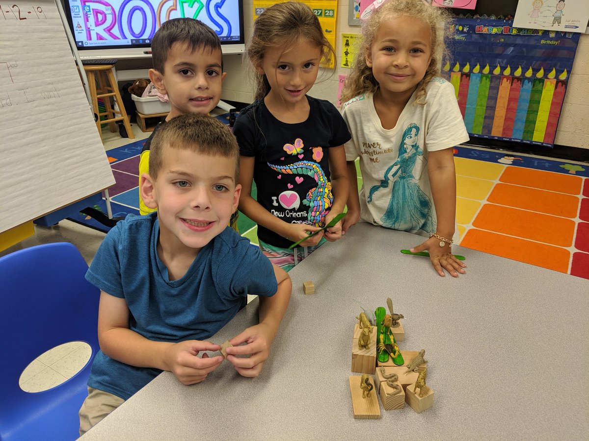 MissMcEleneyK's tweet photo. We read the book, “Goodnight Gorilla” and discussed what type of animals and habitats are at the zoo @WoodcrestES.  Then, scientist were off to work as a team to build a bed that can fit the most zoo animals. #StemChallenge #Cherryhillscience #WEareCHPS #WC2theCore
#teamwork https://t.co/rWyeFyz23F