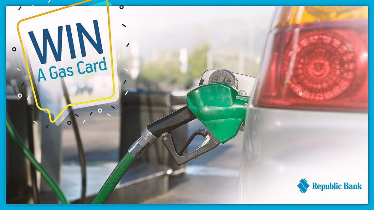 republicbanktt's tweet photo. WIN a gas card valued at 500 TT! 
Here’s how:
(1) Follow us
(2) Retweet &amp; tell us the first place you’d visit.
(3) Tag a friend to take along for the ride 

One winner will be chosen and announced on October 2, 2019! https://t.co/l5eB81N2bh