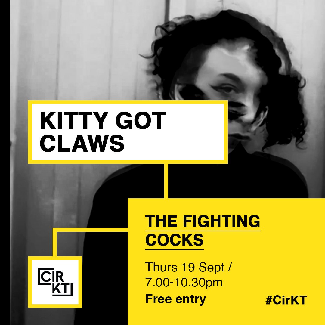 Only 1 week to go! The incredible @kitty_gotclaws  at the <a href="/FightingCocks66/">The Fighting Cocks</a>...  #CirKT #KingstonLiveMusic