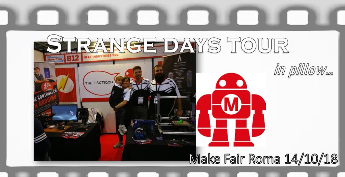 TheTactigon's tweet photo. #StrangeDaysTour in pillow- 3 date at @MakeFairRoma focused on #innovation...and yes @TheTactigon #TSkin is something totally innovative π on #Gesture and #Controller #Movemets
https://t.co/wvcKK5H17X https://t.co/mluLN5Aviv