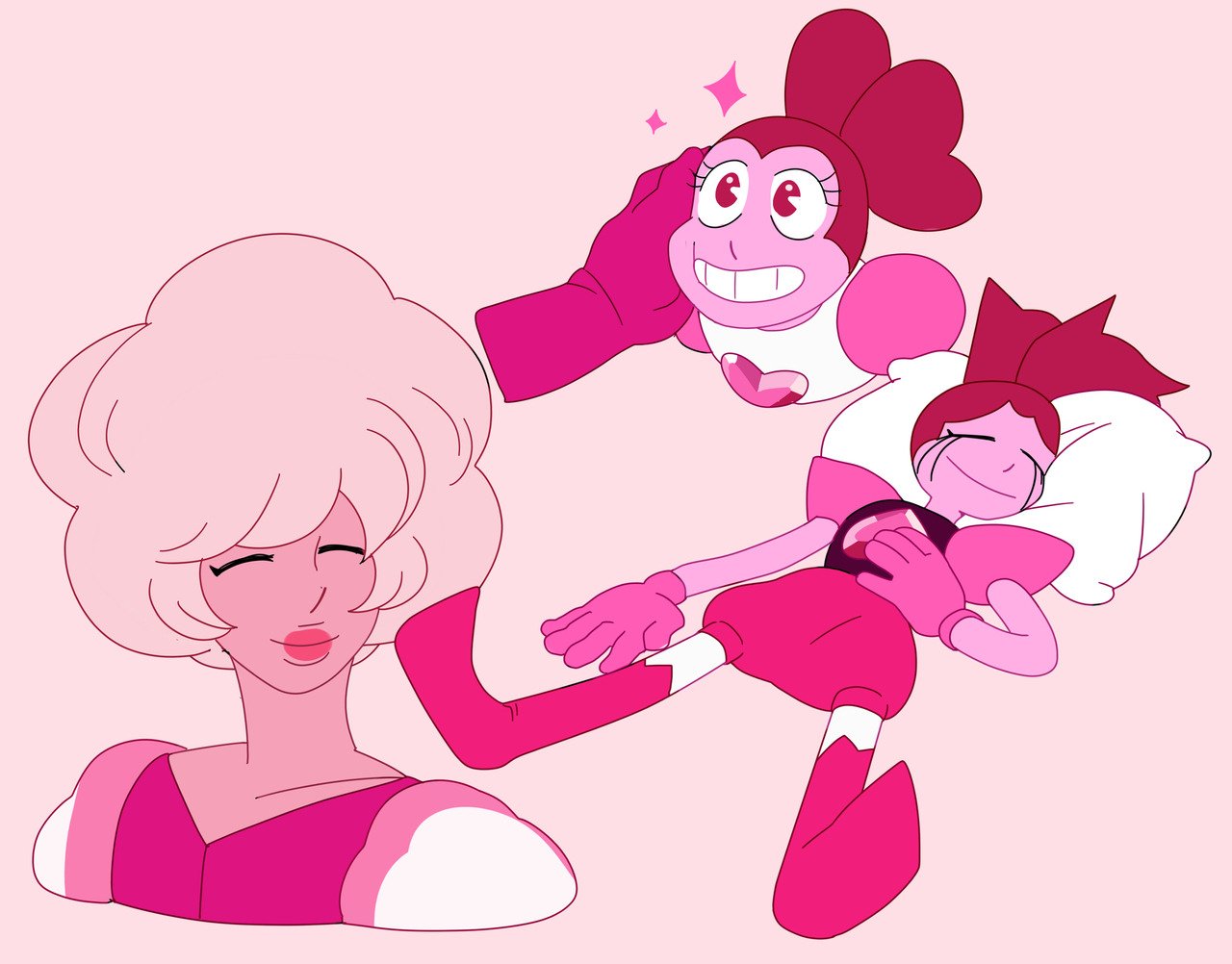 Steven Universe Pink Diamond x Spinel