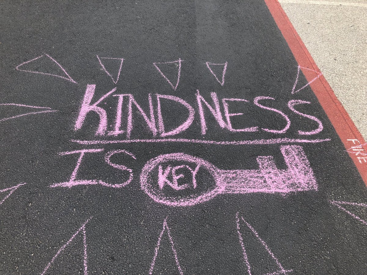 crpals's tweet photo. Chalk inspiration today! 💜 https://t.co/ej3PS6lrRk