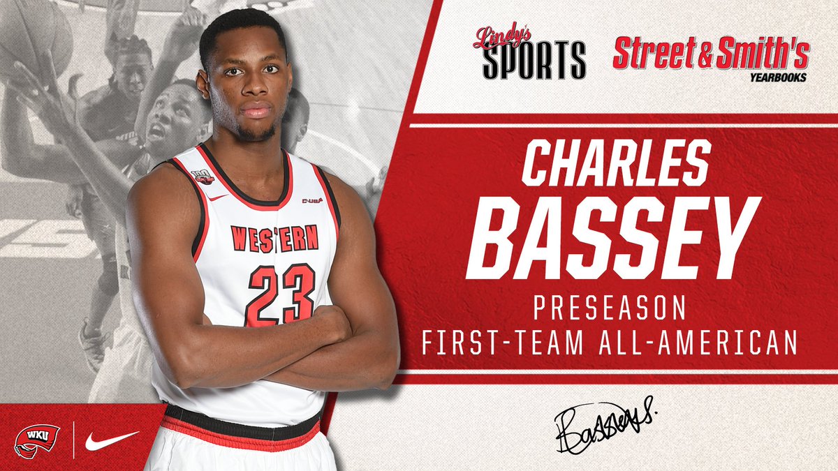 He came back to make an impact, and people took notice.

Congrats to WKU sophomore center Charles Bassey on being named a Preseason First-Team All-American by both <a href="/Lindyssportsmag/">#LindysSports</a> and <a href="/SSyearbooks/">Street & Smith's</a>! #GoTops
