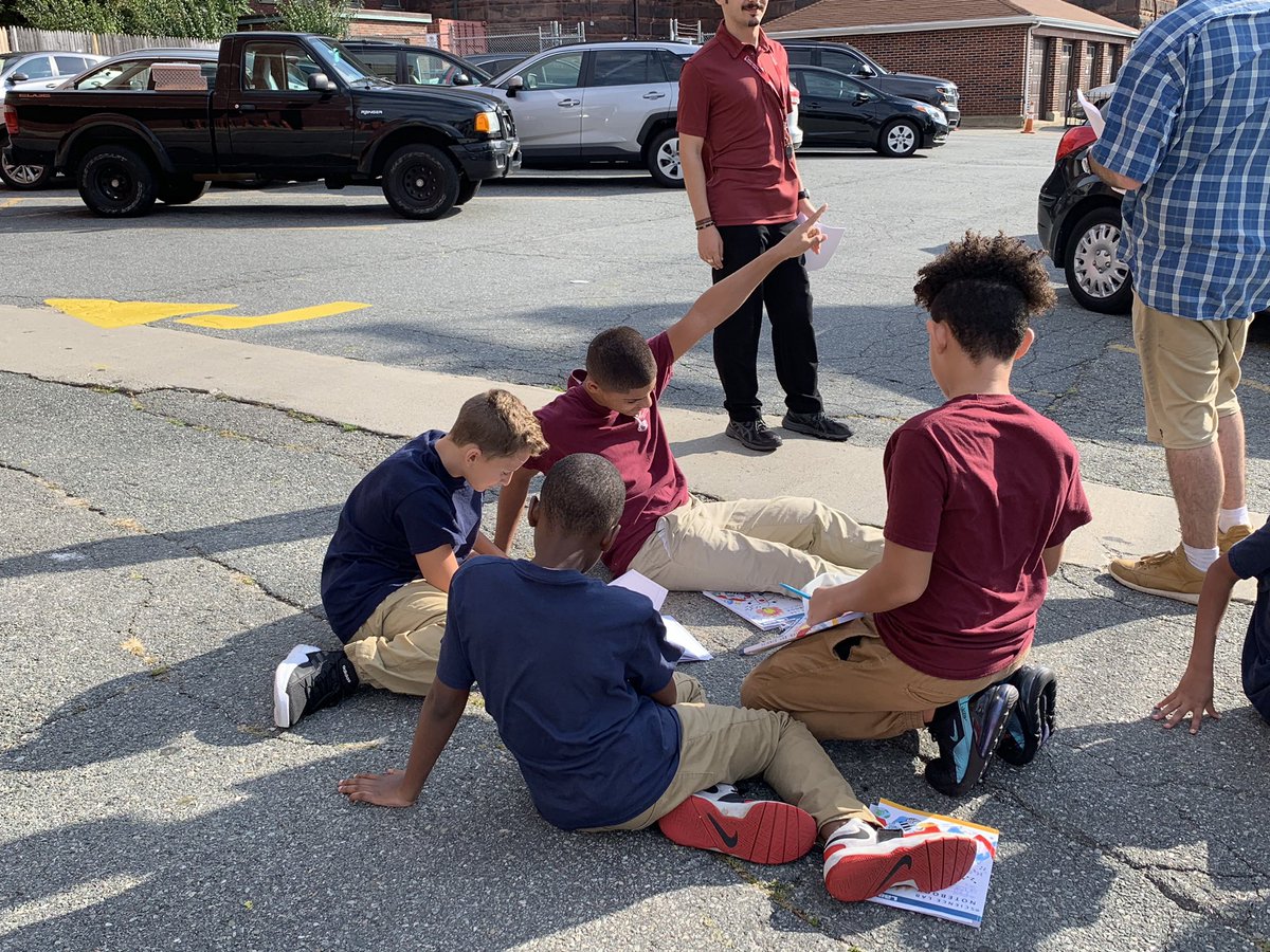 GLCPS_'s tweet photo. And so it begins. Students in Mr. Branch’s 6th grade science class are learning how time was first measured. They’re using basic scientific tools such as a compass and a ruler to measure shadows at various times of the day and year. #weareglobal #steam #edthataddsup https://t.co/Vbtei0xFw4