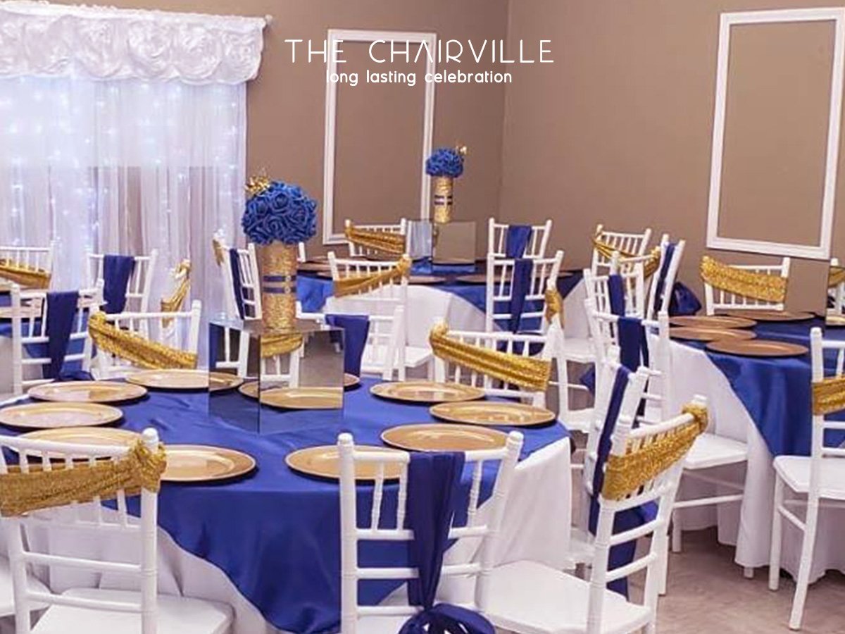 TheChairville's tweet photo. Ditch the plastic folding chairs... The difference is in the detail.✨ https://t.co/eQobYgBgfD