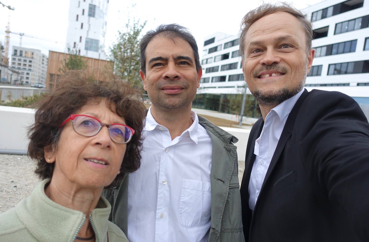 LaboGSRL's tweet photo. D Day pour le @LaboGSRL (3/5).
#MartineCOHEN, #PascalBOURDEAUX (@EPHE_fr, directeur adjoint), #SebastienFATH (@CNRS, directeur) prêts pour la Phase 2 d'installation sur le @CampusCondorcet https://t.co/kGb4xl59Bv