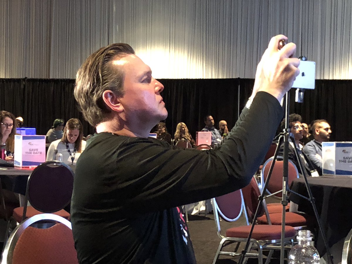 KevinDonahue_7's tweet photo. And thatโs a wrap for ROC Tech Conference 2019! Proud of all the hard work by my @RochesterChambr colleagues. Shout out to this guy...no one worked harder than @DanSmith52 today, hustling around making sure all the great content was captured. #RTC19 https://t.co/RBJ9oSVZxS