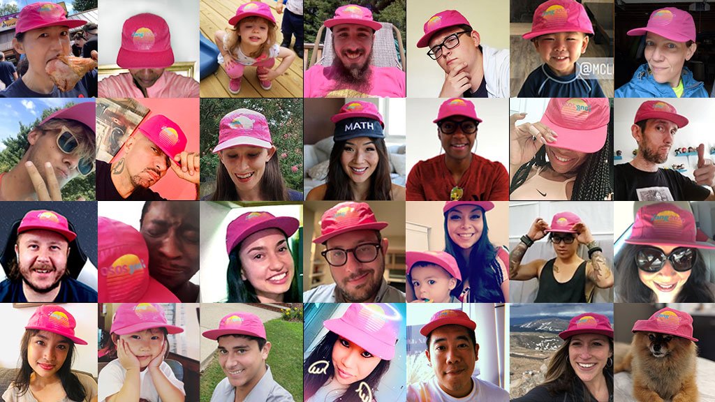 wiiichang's tweet photo. #ISupportYang Journalists mislabel YangGang Pink Hats as a symbol of @AndrewYang's alt-right. My mission was to disarm that narrative. 

Today, passionate #YangGang'ers from all backgrounds wear it proudly. Together, we're taking away their ammo. LET'S GO

https://t.co/4D8Fm3ivRS https://t.co/agc85rf5C5