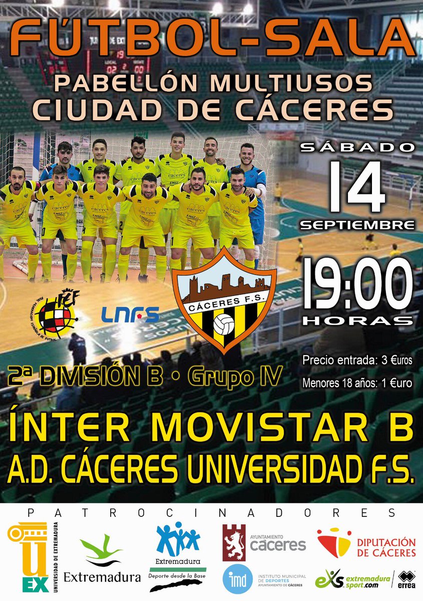 Este sábado primer partido de liga contra el <a href="/InterMovistar/">Movistar Inter FS</a>