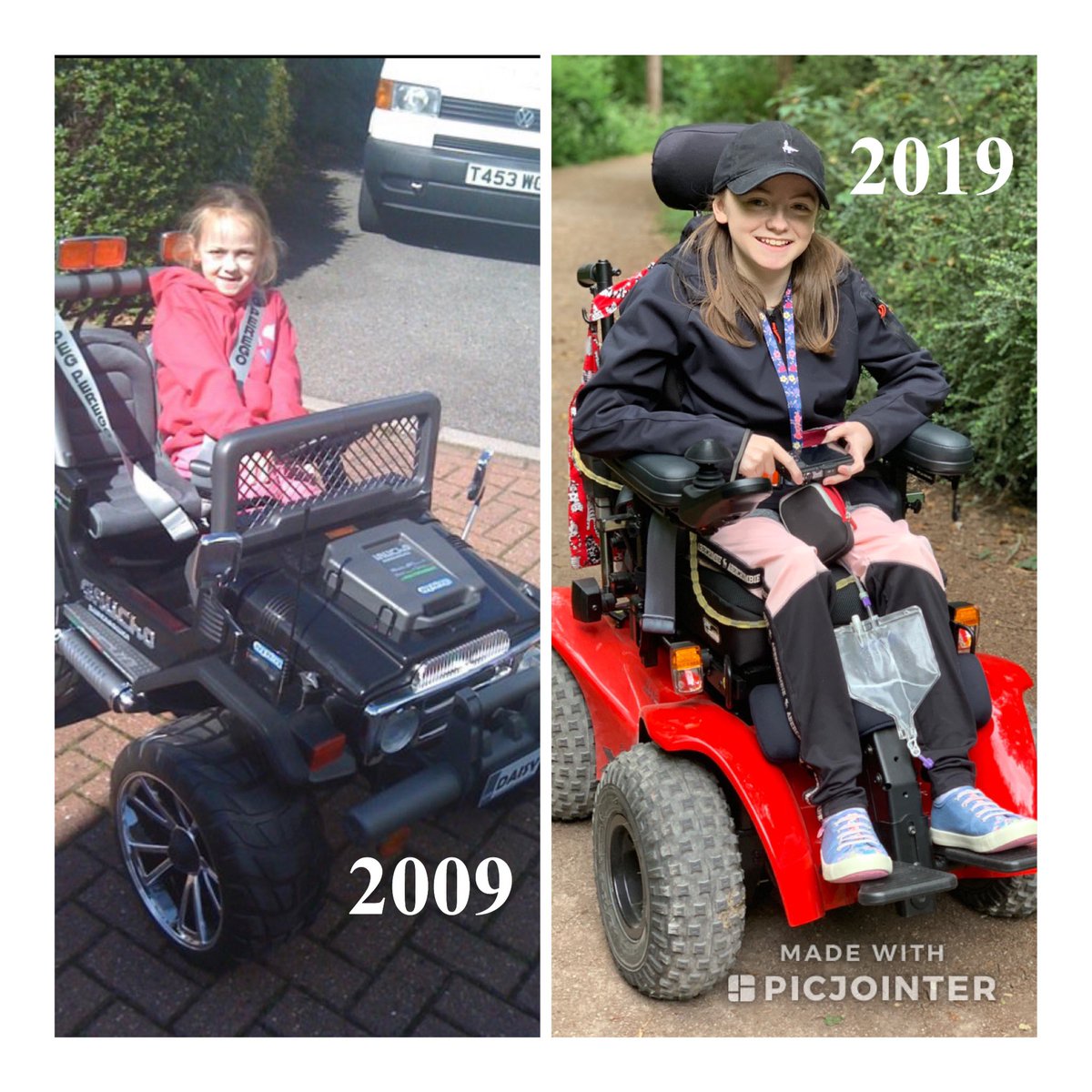 DaisyPalmerTrus's tweet image. 2009-2019
It took a few years, but Daisy finally got her off-roading wheels back! ❤️🌸😁 
New Event:
justgiving.com/crowdfunding/f…
#allterrainwheelchair #magicmobility  #extremex8  #lechaletcryo #dmrobinson  #moretownbelle #stkatherinesdock #charitynight #pegperego #bankworkerscharity