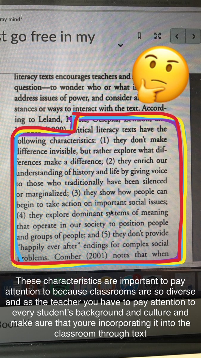 NJarrettTeaches's tweet photo. #KSUECE4410 #booksnapweek4 https://t.co/kM00ChFbPU