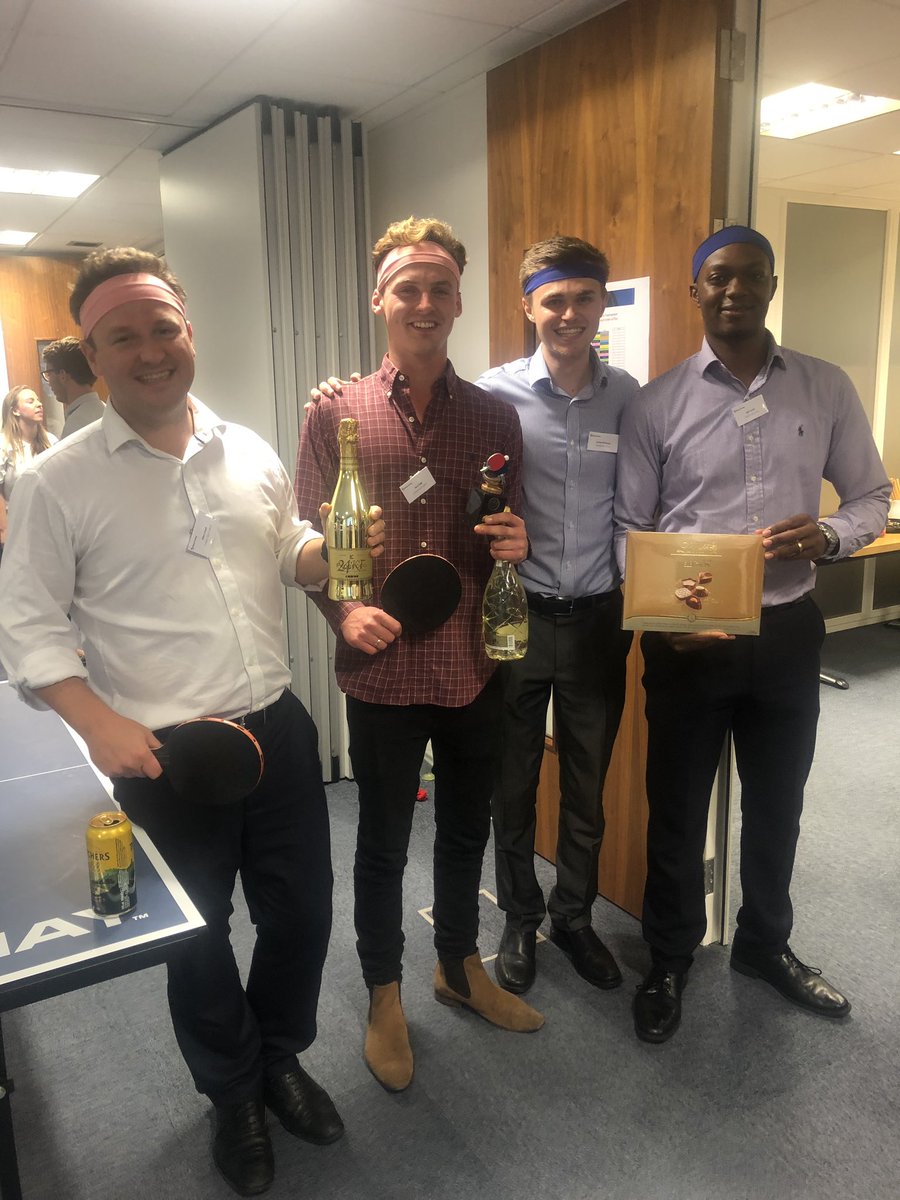 Following on from @CandCBath historic win at the @BF_Bristol_Bath inaugural table tennis tournament the team have only gone and made it a double at the young professional version. Thanks to our hosts for a superb evening of networking with the next gen of Bath’s best!