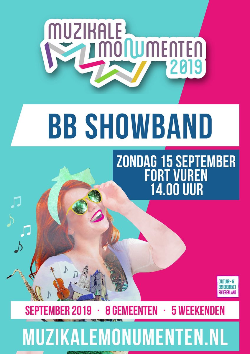 15 sept., BB Showband, fort Vuren, lekkere biertjes, zonnetje, soul, disco, pop, band + blazerssectie. Ik zou zeggen, allemaal komen!