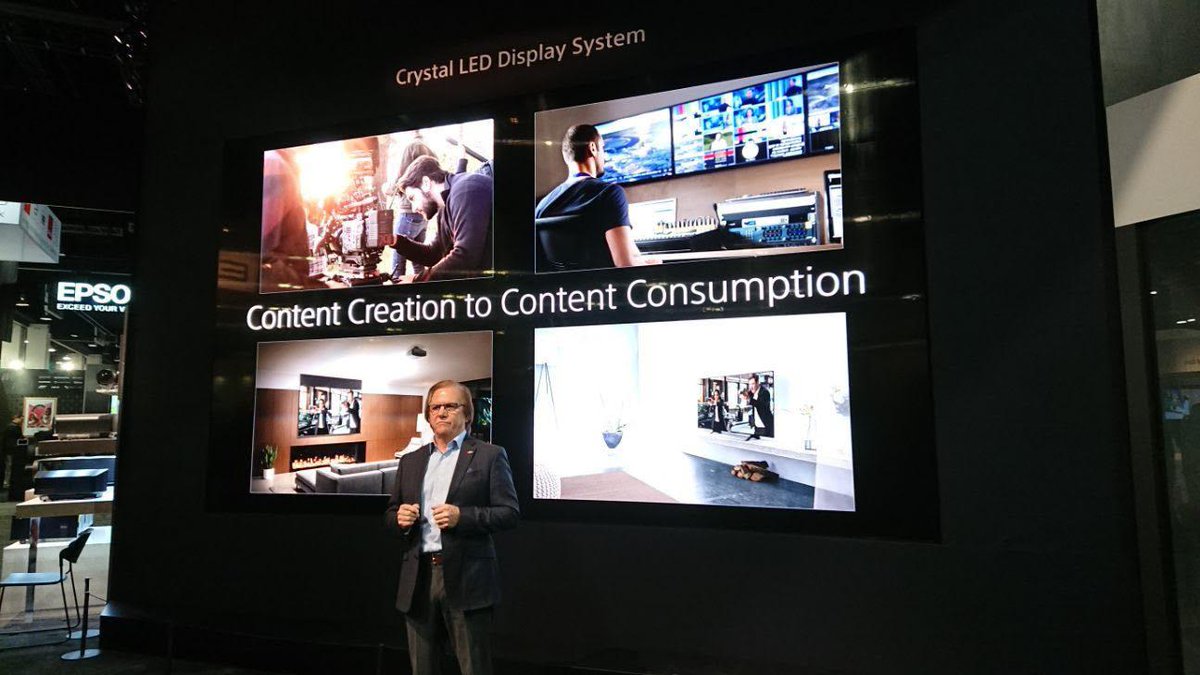 MikeFasulo's tweet photo. Now that’s how @SonyElectronics kicks off The #CEDIAExpo
2019. Thrilled to announce CLED for residential installation. #SonyCEDIA https://t.co/1H9XtOQqmX https://t.co/rNV8t8Ffzs