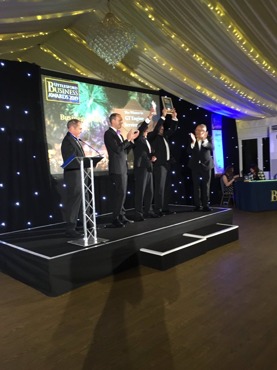 Winner of the Business Of The Year award is GT Engine Services Ltd. #UBA2019