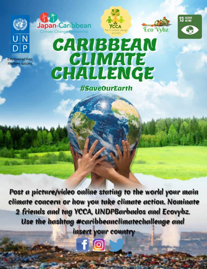 📢📢📢 Caribbean Youth…RAISE your voice and join the #CaribbeanClimateChallenge. Details ⬇️.

#UNYouthClimateSummit #YouthClimateSummit #Youth4Climate #agentsofchange #ClimateAction #CaribbeanYouth #YouthClimateActivists #SmallIslandStates #ClimateChange #SDGs #ClimateisWater