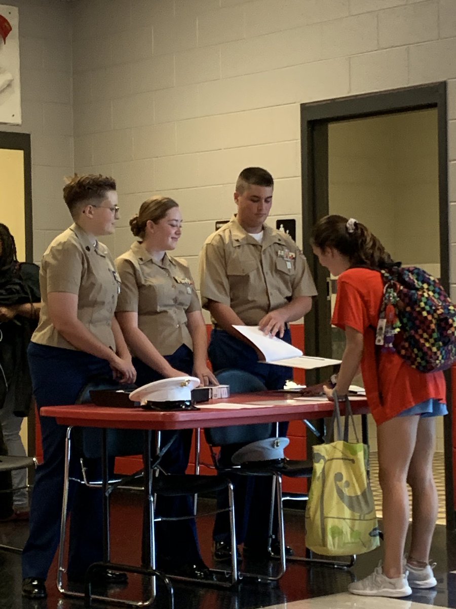 GHSMCJROTC's tweet photo. MCJROTC is already taking tickets for tonight’s volleyball against Nottaway. Come on out for some volleyball! @DrJRaley @WatsonBwatson @GHSCollier @strongusmc https://t.co/yUbJxSRdry
