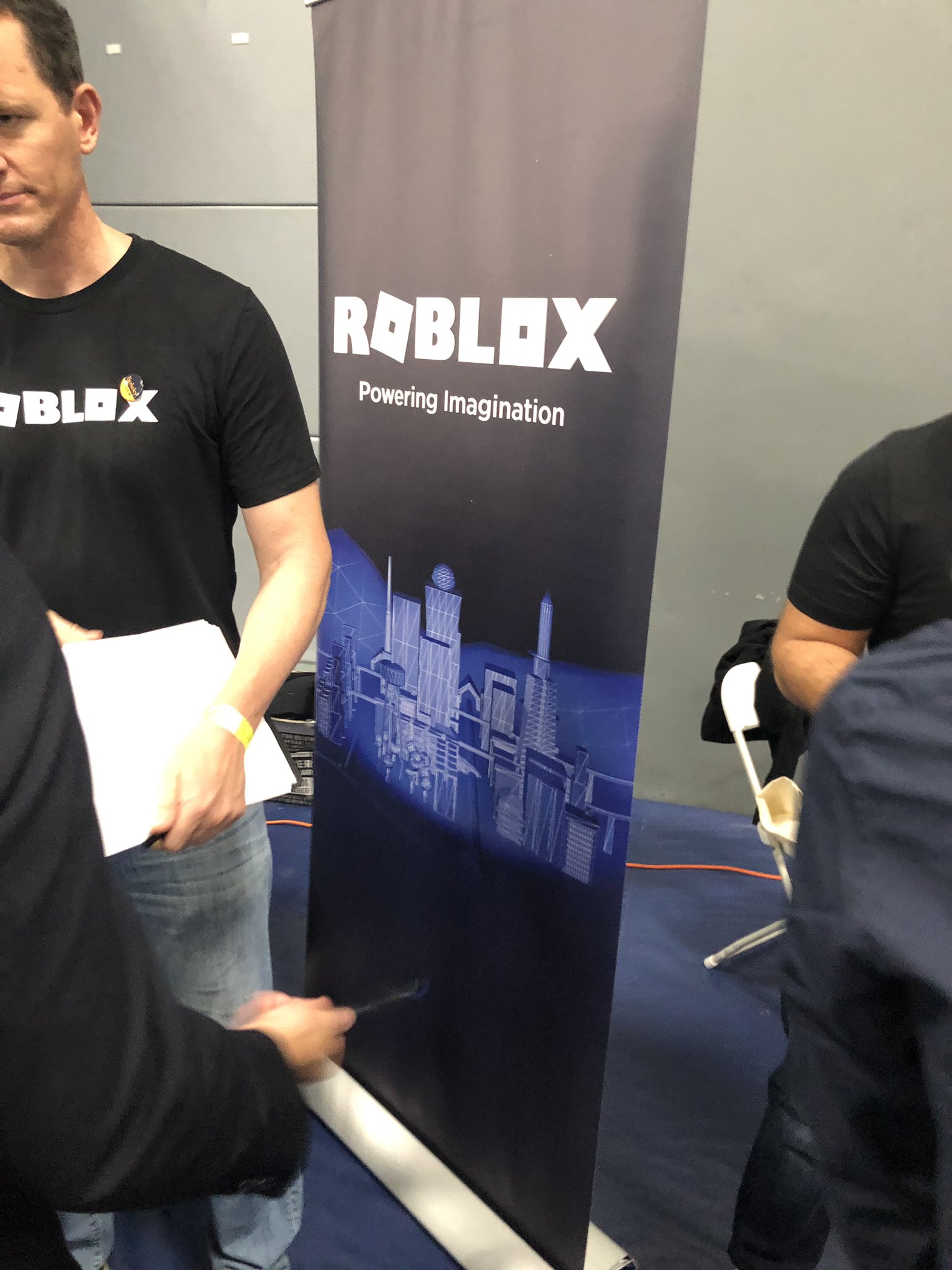 Phoenixsigns On Twitter Roblox Is At The Berkeley Job Fair - get unbanned t shirt roblox