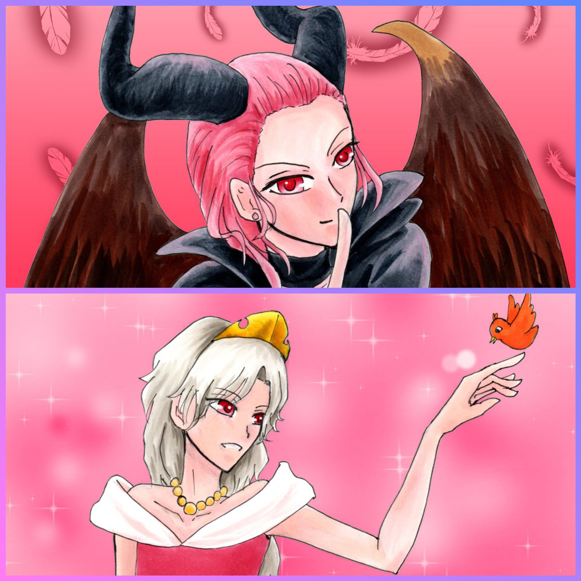 ゆき 昨日上げたプリンセス企画のオーロラ姫涼太と その命を狙う先月のディズニー企画のマレフィセント里津花 ﾟﾟ ただしマレフィセントは実写版仕様で 笑 T Co Rnvlyzpsi9 Twitter