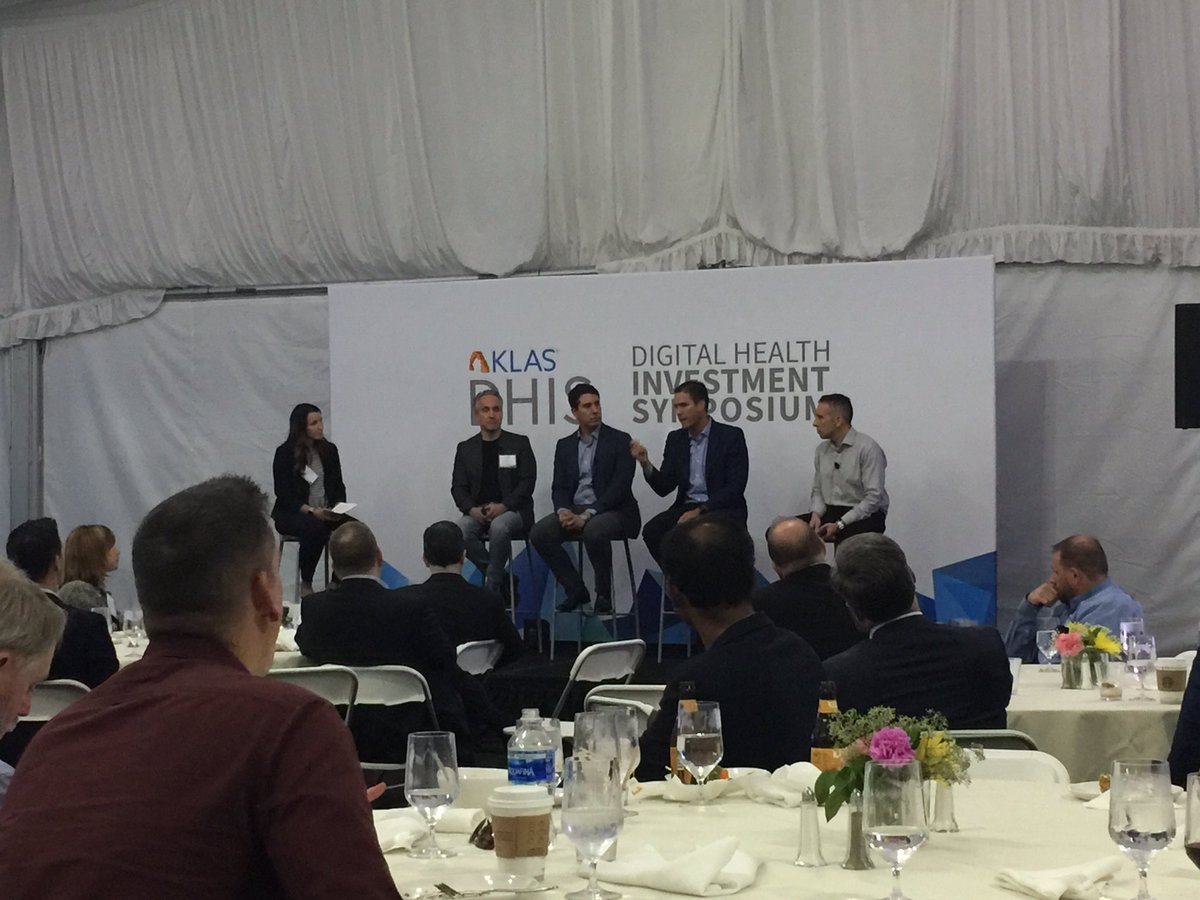 Adam Cherrington (@otheradamatklas) on Twitter photo Just started the <a href="/KLASresearch/">KLAS Research</a> Digital Health Investment Symposium. #DHIS. aligning provider, investor and vendor goals. Just started the <a href="/KLASresearch/">KLAS Research</a> Digital Health Investment Symposium. #DHIS. aligning provider, investor and vendor goals.