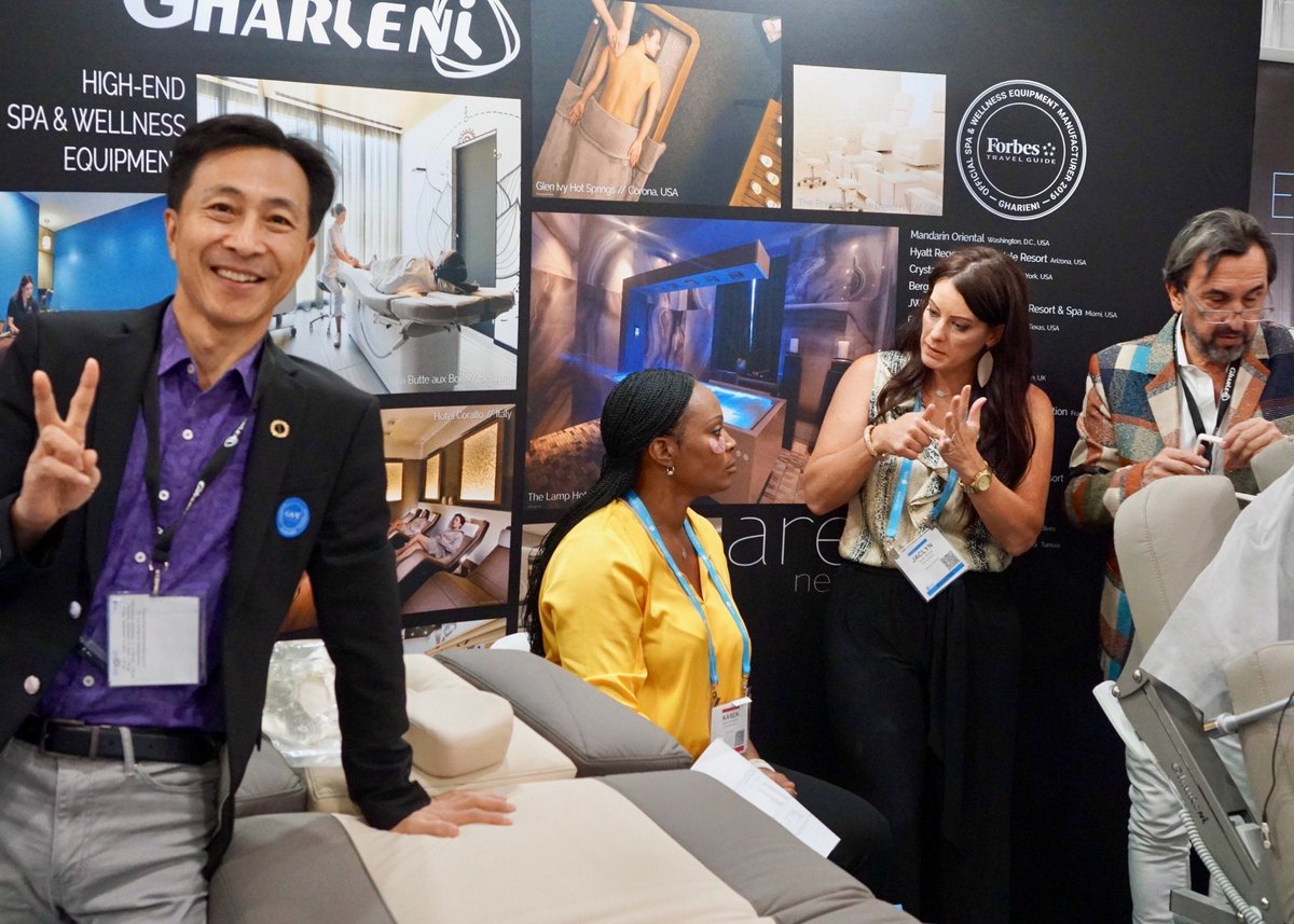 spasofamerica's tweet photo. #ispasmiles at Day Two of the 29th @ISpaDoYou International SPA Association #ISPA2019 #ispadoyou #ISPAfamily https://t.co/DgaKk4xWMS