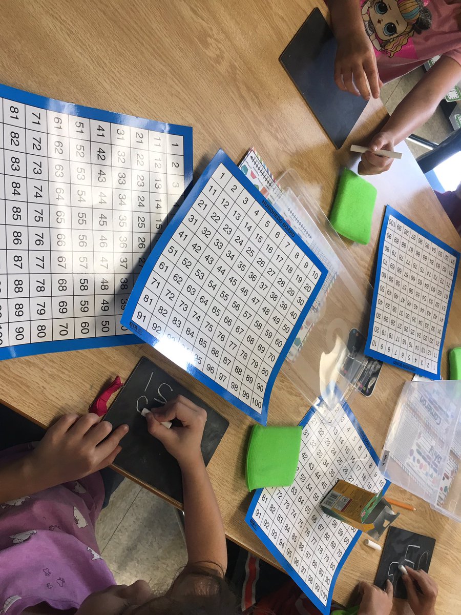 Vanderbrugghen's tweet photo. Working together to build strong number sense skills. #tamwork #math #handsonlearning https://t.co/BD2ACEnN9j
