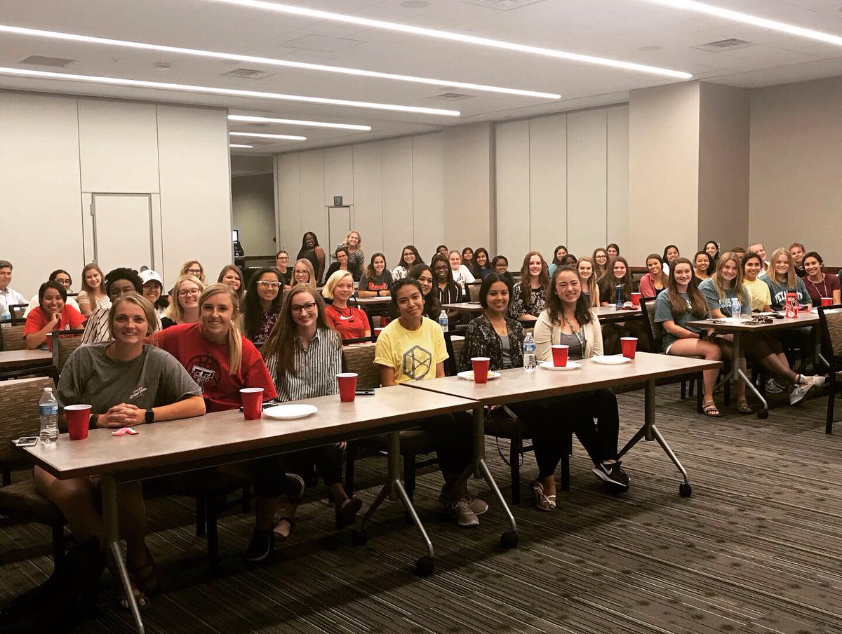 TTU_WIB's tweet photo. We had a great turnout tonight! We honestly couldn’t have asked for a better speaker or group of individuals to share this night with! Thank you all so much for coming, it was truly a pleasure! We are excited to get to know you all on a personal level this semester! https://t.co/QUg4Sb8FsG