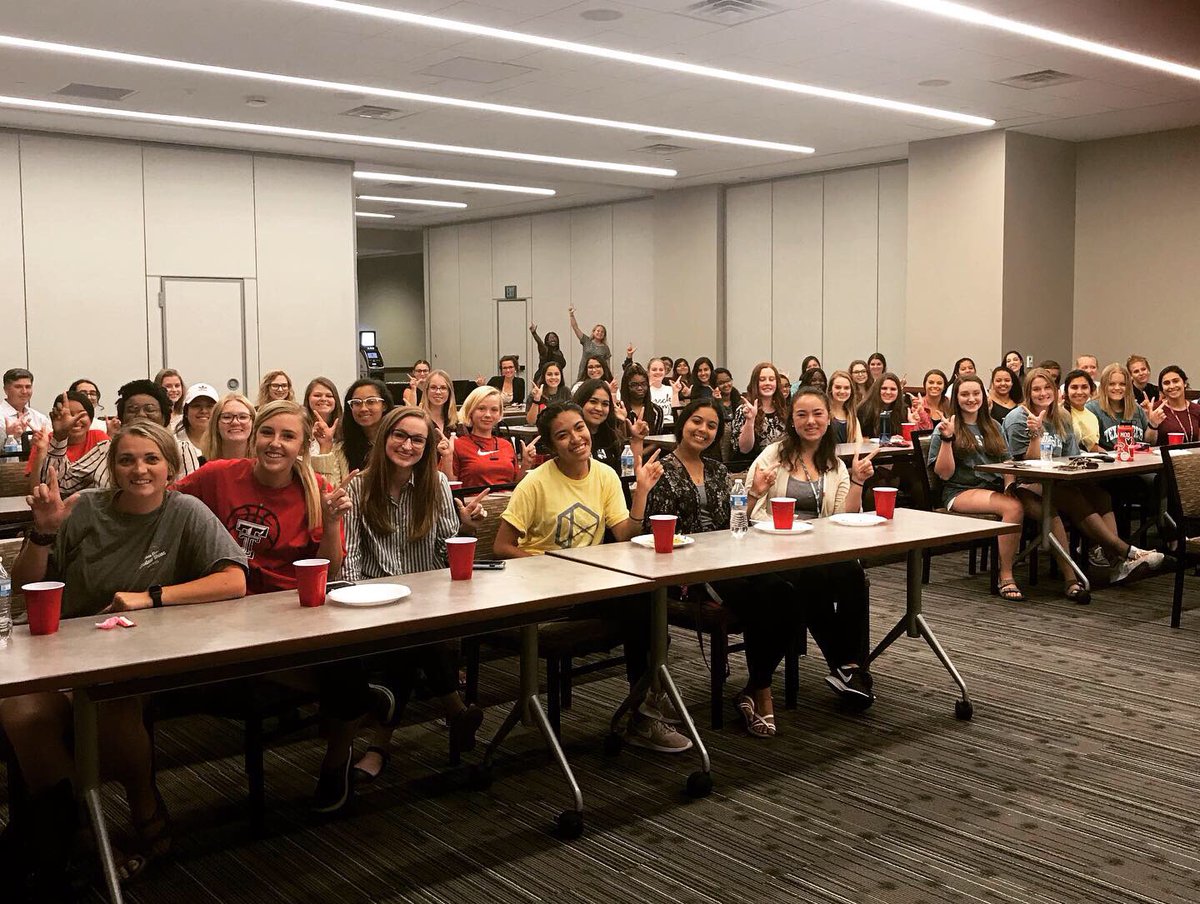 TTU_WIB's tweet photo. We had a great turnout tonight! We honestly couldn’t have asked for a better speaker or group of individuals to share this night with! Thank you all so much for coming, it was truly a pleasure! We are excited to get to know you all on a personal level this semester! https://t.co/QUg4Sb8FsG