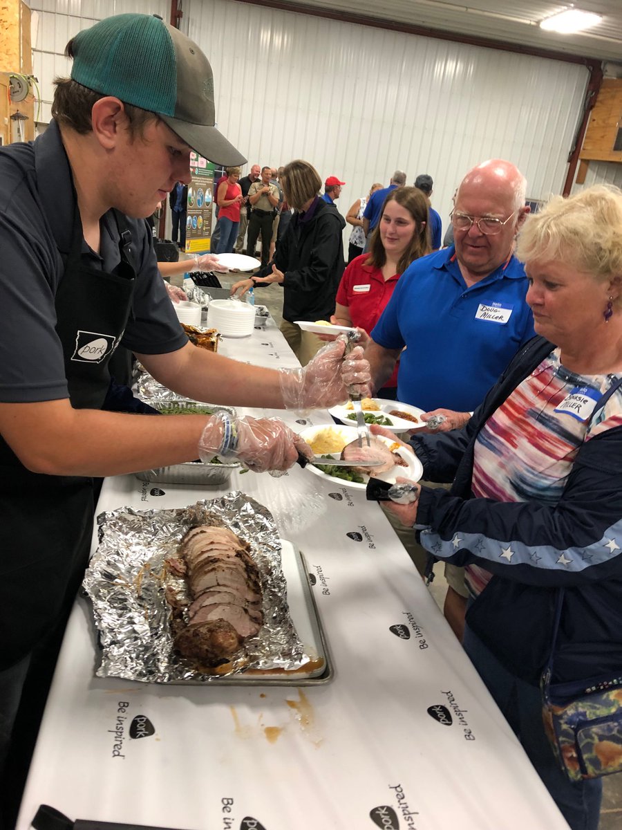 Thanks to ⁦<a href="/IASCPP/">Story County Pork Producers</a>⁩ and ⁦<a href="/IowaPork/">Iowa Pork Producers</a>⁩ with their showcase of Pork Families doing things the right way to County dignitaries. Great Job!