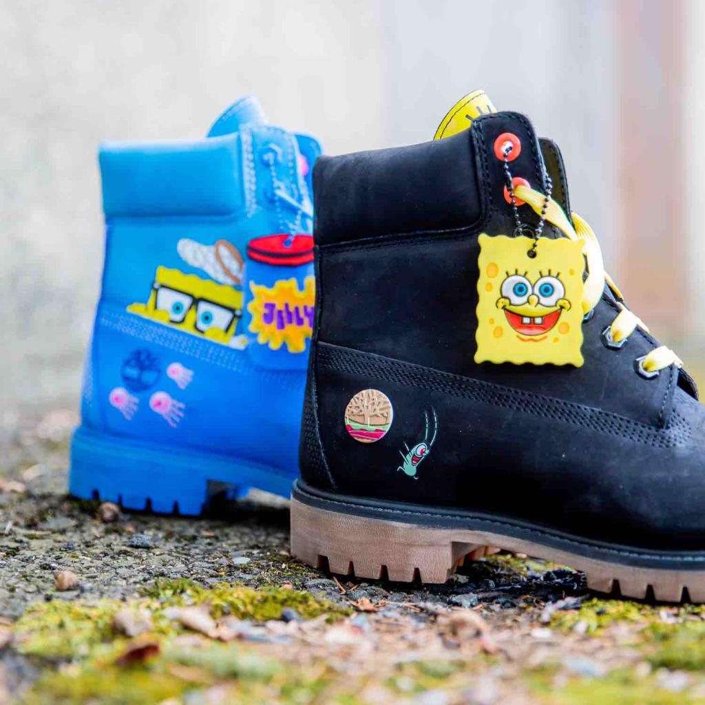 kids foot locker spongebob