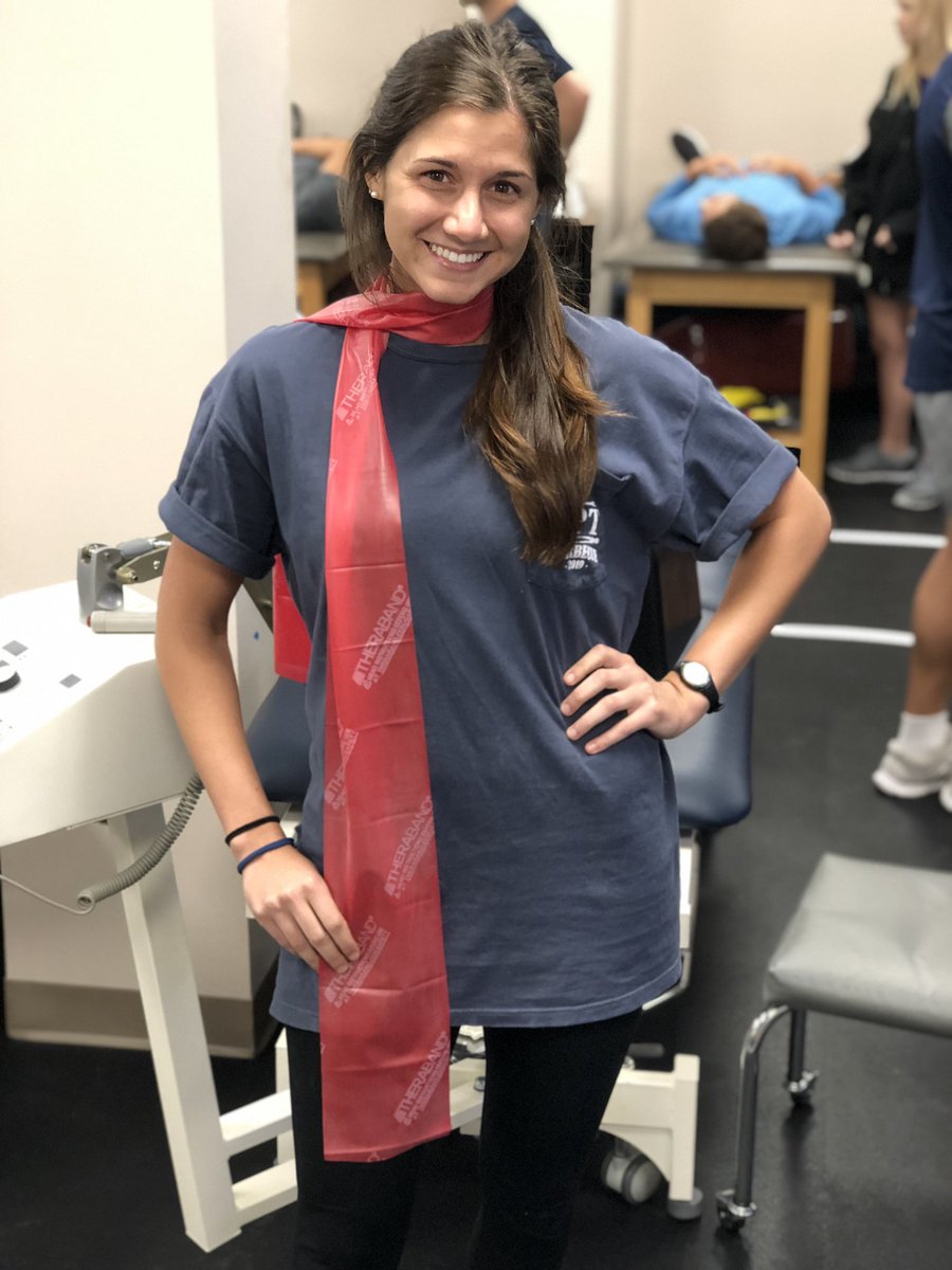 _macymillerr's tweet photo. Thanks to @TheraBand and #BodyRev for providing quality equipment to help us learn in lab so that we can bring the most effective care to our patients in the future! @drphilpage @DptFranu https://t.co/Y1u4dgPrxB