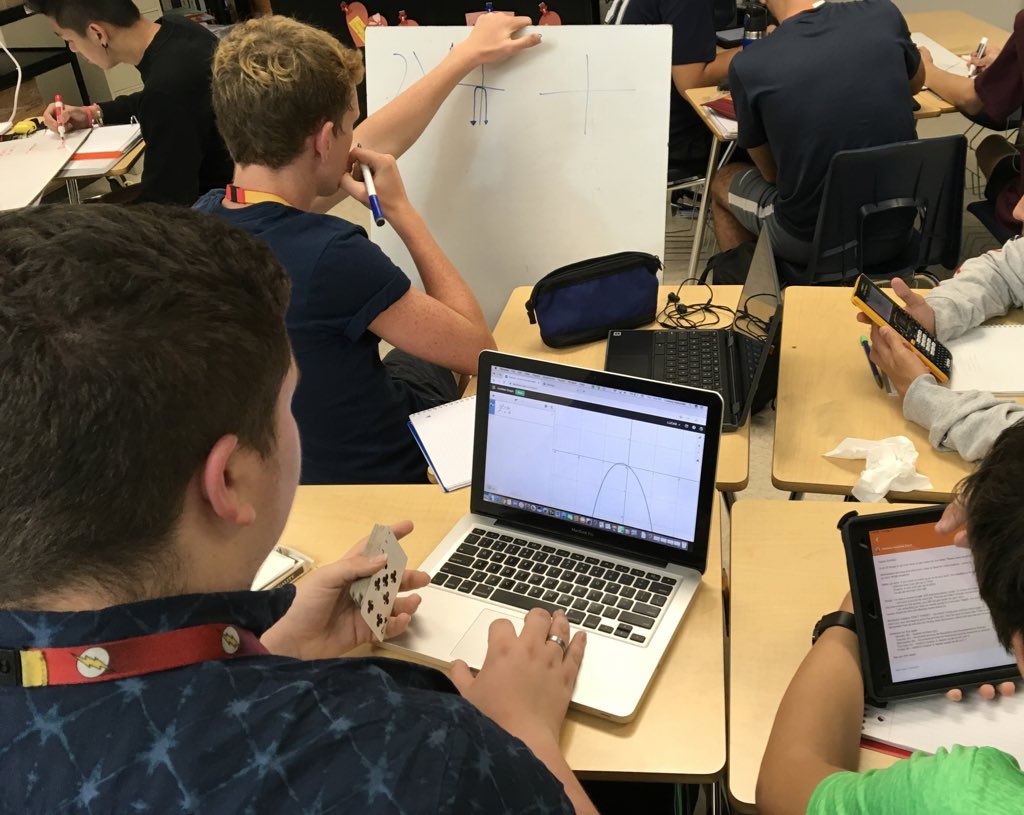 shs_taylor's tweet photo. @SachseAVID SHS PreAP Pre Calculus students working together to graph polynomials of higher degrees. (WIC) #shsWICORcy1 https://t.co/JhncguUAne