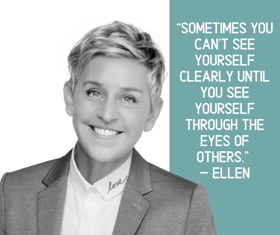 Who you are, exactly as you are, is awesome! Peer pressure and social stigmas impact us all. Find the inspiration to do your own thing substance free. Sometimes your favorite celebrities teach great lessons. #inspirationalquotes #confidence #celebrityinspiration #ellendegeneres