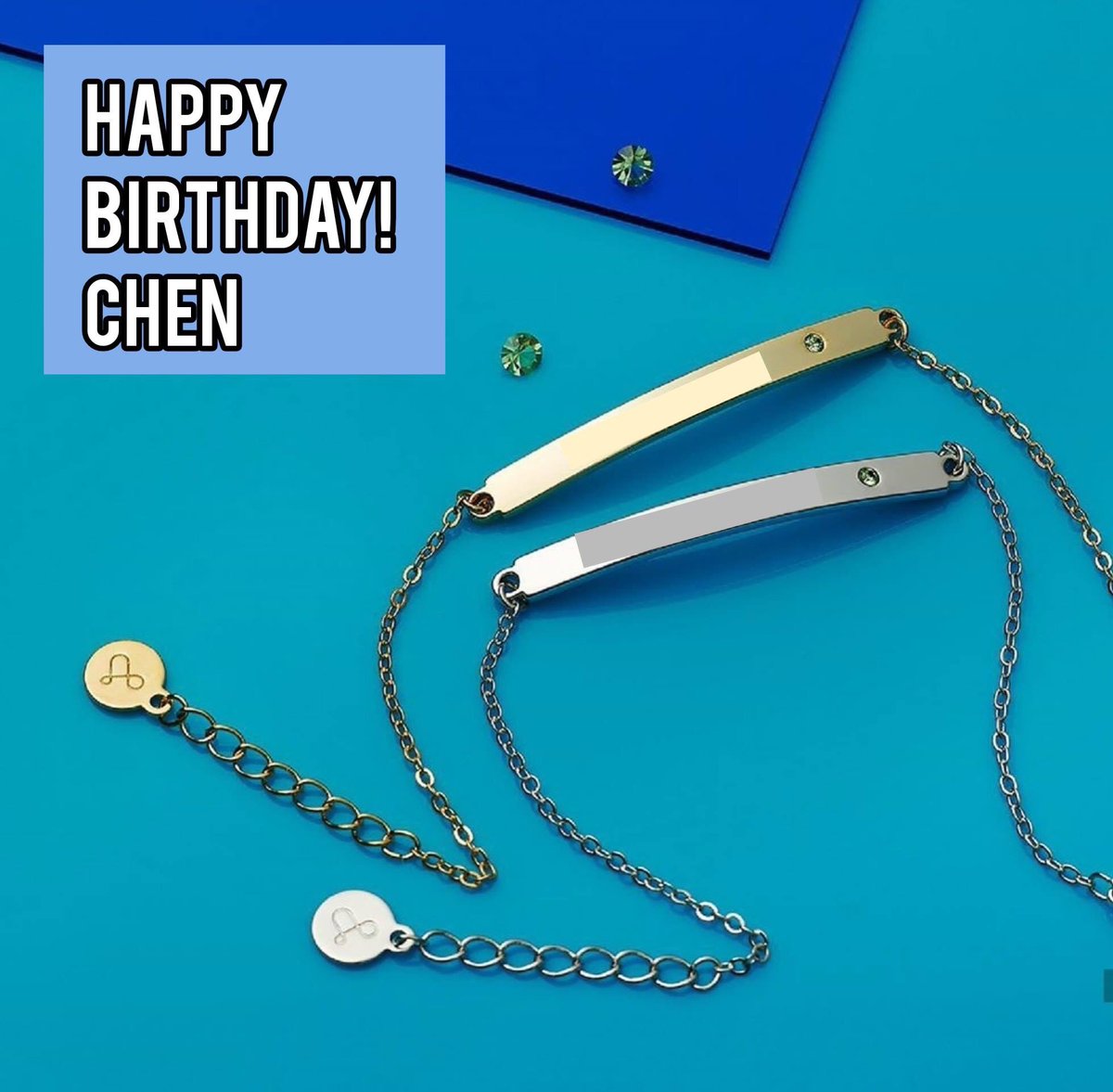 readykgostore's tweet photo. [PEDIDO MEXICO 🇲🇽 || RT porfi]
[ARTIST BDAY BRACELET LIMITADO - CHEN EXO] 

Pedido Express y limitado 

-4 piezas disponibles 
2 doradas 
2 plateadas 

Precio $450 MXN SIN ENVÍO 🚚 

- Fecha límite de pago: Miércoles 18 de Septiembre 10 PM 

PEDIDO POR DM 📨 https://t.co/K5GIMCsRjv