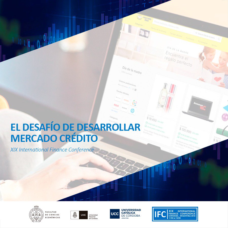 EconomicasUNC's tweet photo. 13/09: últ actividades #abiertas y #gratuitas de la @IFC2019Arg 
🕵️‍♂️9h: Innovación financiera y vulnerabilidad frente al delito económico @acfcs_es 
📲 9.45: El desafío de desarrollar mercado crédito @Mercadolibre 
👩‍💻17.30: Economía inclusiva y #fintech

Sede: @ICDA_UCC @FACEAUCC https://t.co/4iTuyU9UYc