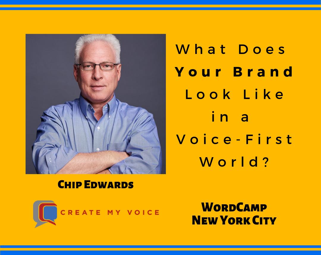 ChipEdwards4's tweet image. Love'em or hate'em, Smart Speakers are a new platform to connect with your audience. Let's talk about how they work and why your branding is critical this Saturday at 2:40pm @WordCampNYC.   
#WCNYC
#CreateMyVoice
bit.ly/31iWIMQ