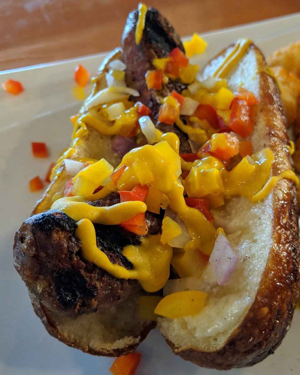 Get in on today's special! Pick a sausage and beer for only $10 today. (beer max price $7) #mellowfellowtruckee