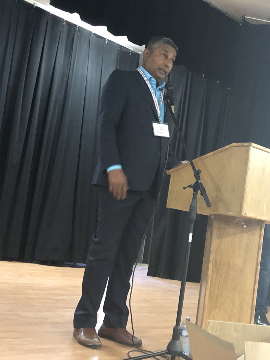 Minister <a href="/prasadpandayyc/">Prasad Panda</a> acknowledging the focus of Alberta and the direction of Alexander First Nation. It was great to have him at the Alexander Contracting and Construction <a href="/CentreAlexander/">Alexander Business Centre Inc.</a> Open House and Networking Event.