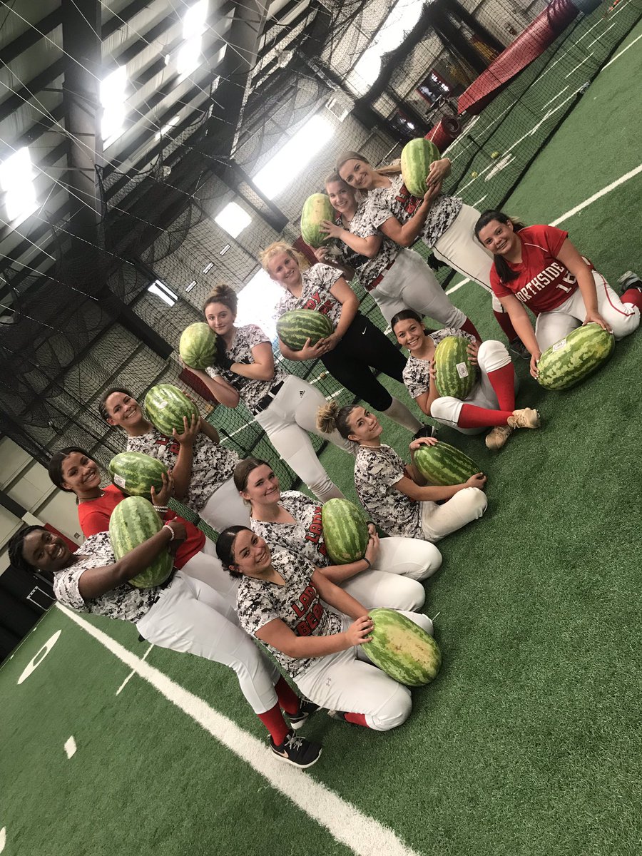 Charolette Tidwell and Antioch for Youth &amp; Family gave away watermelons 🍉 at Northside today! THANK YOU to Antioch for providing our students with fresh fruits and vegetables! #athleteseatwell