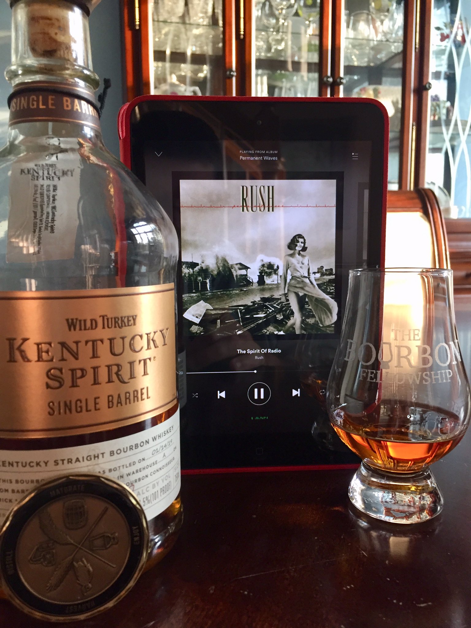 Some Kentucky Spirit and Spirit of Radio. Happy birthday Neil Peart! 